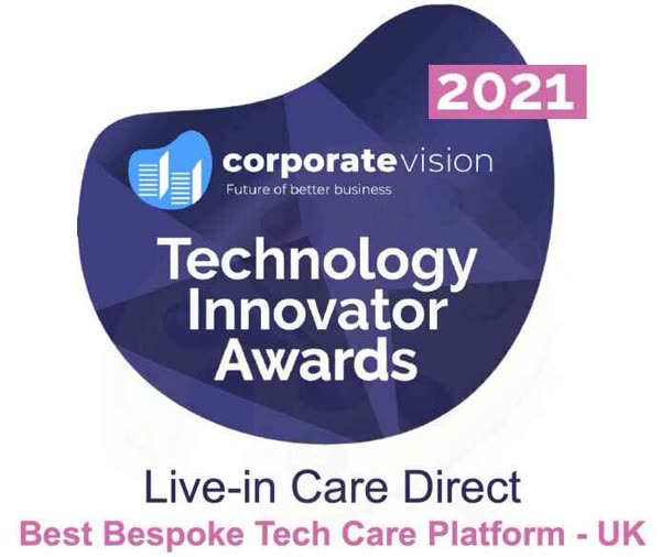 Technology Innovator Awards 2021 — Best Bespoke Tech Care Platform, UK