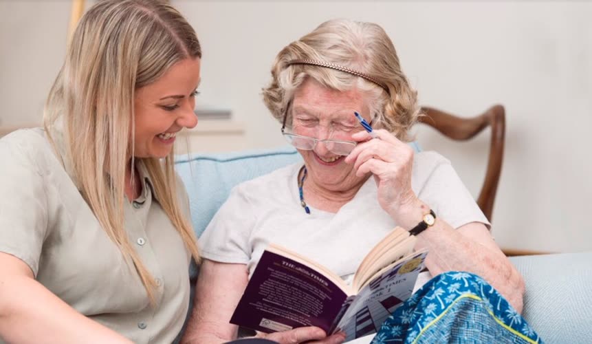 Companionship Care at home from Live-in Care Direct