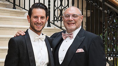 Jason Russell and his father Keith Russell together at the National Family Business Awards 2018