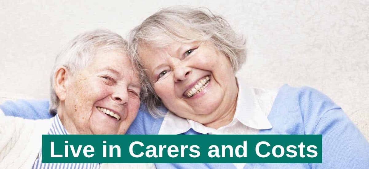 Costs of Live in Care for Elderly in UK